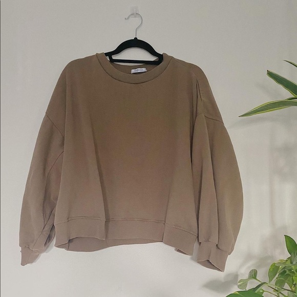 Zara Brown Crewneck - Picture 4 of 4